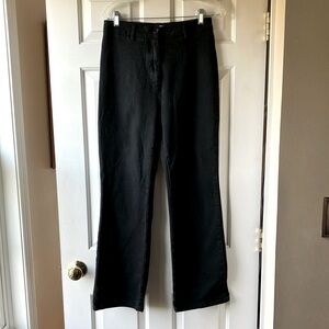 Aritzia Wilfred Free High Waist Straight Jeans Black Size 6